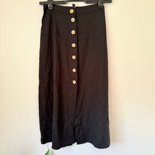 H&M Size 4 Black Maxi Skirt