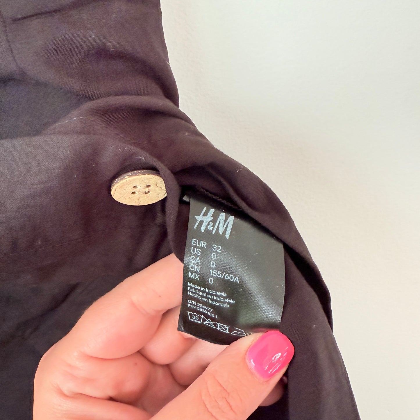 H&M Size 4 Black Maxi Skirt