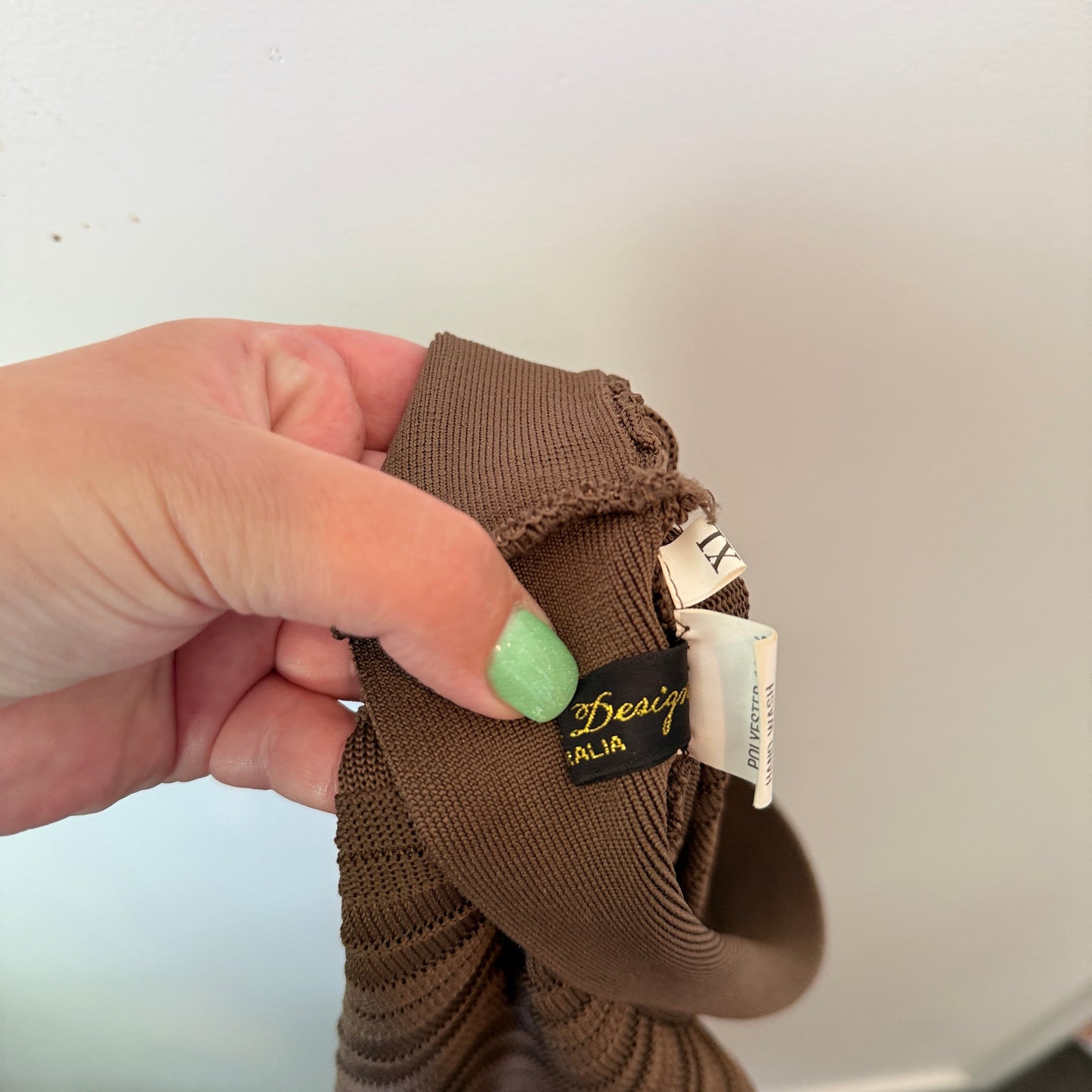 Youlim Design Size XL Pleated Midi Skirt