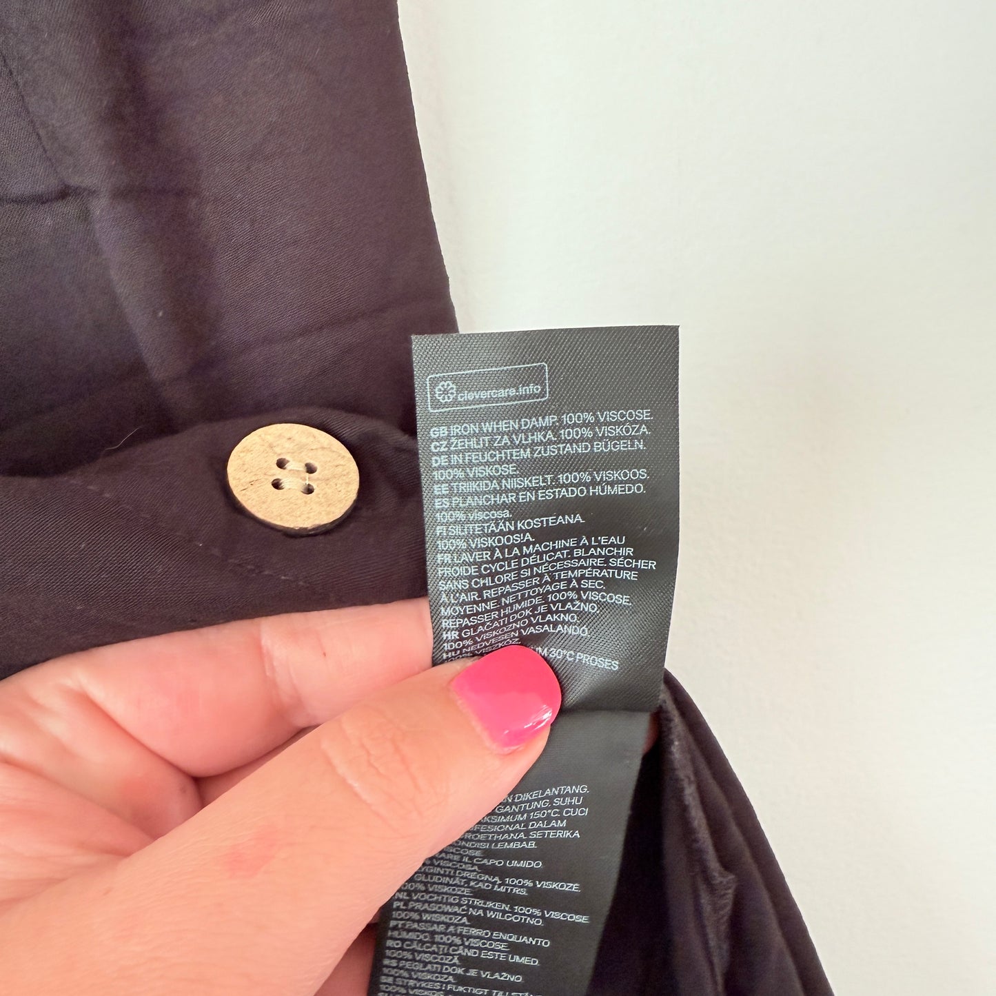 H&M Size 4 Black Maxi Skirt