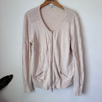 Heine Size 44 Full-Zip Cardigan