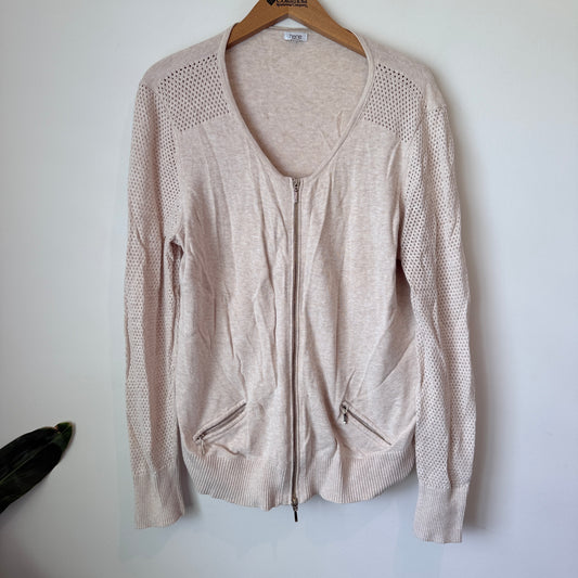 Heine Size 44 Full-Zip Cardigan