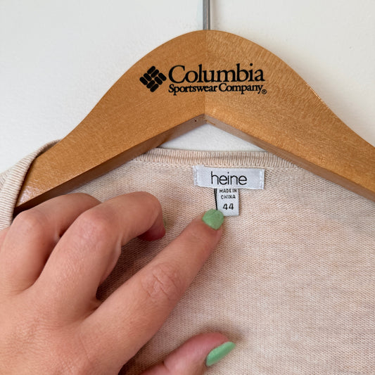 Heine Size 44 Full-Zip Cardigan