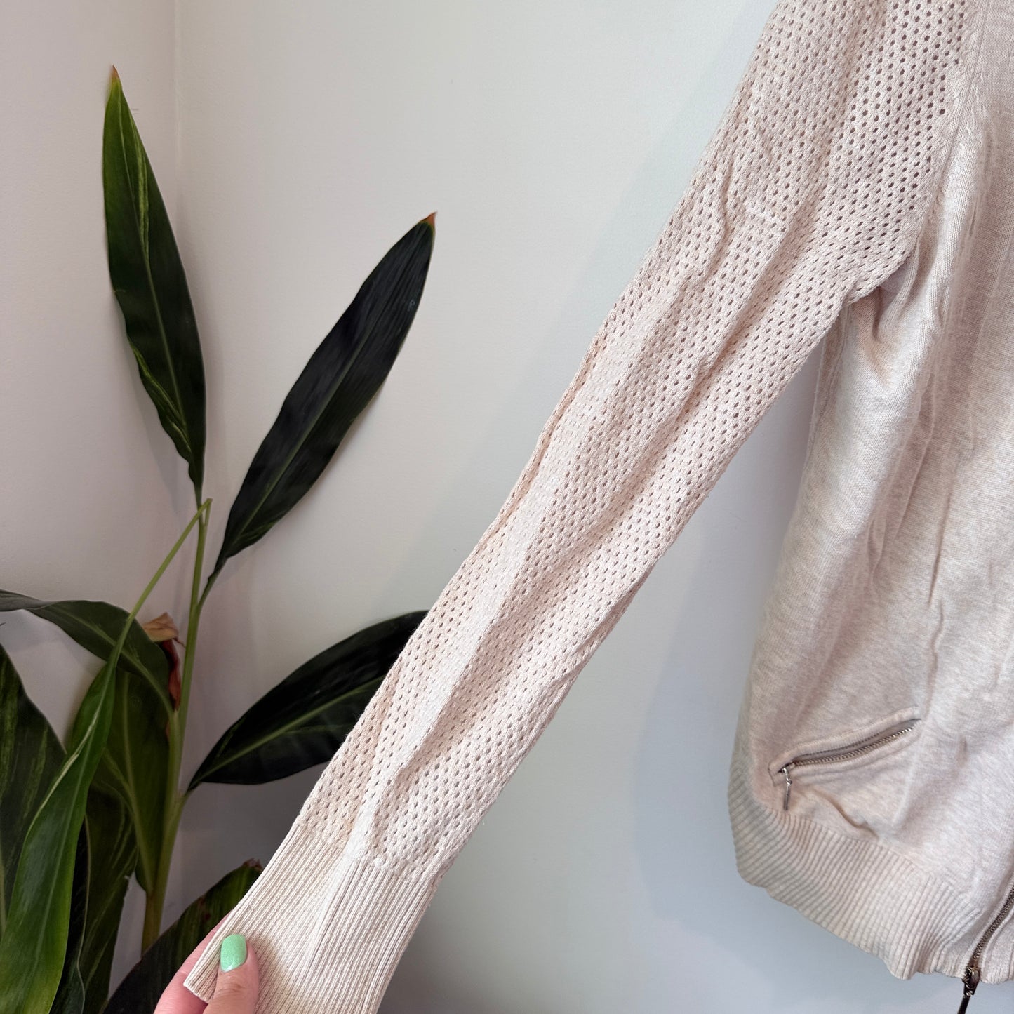 Heine Size 44 Full-Zip Cardigan