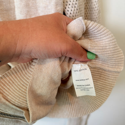 Heine Size 44 Full-Zip Cardigan