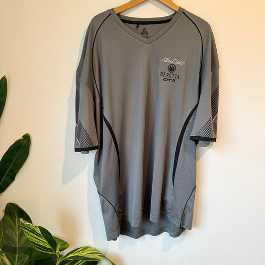 Biz Cool Size 3XL Grey Beretta Quick Dry Tee