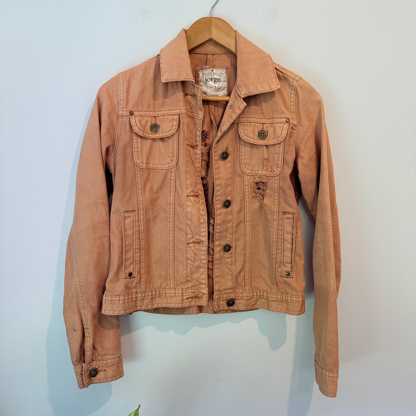 jorge Size 8 Denim-Style Jacket