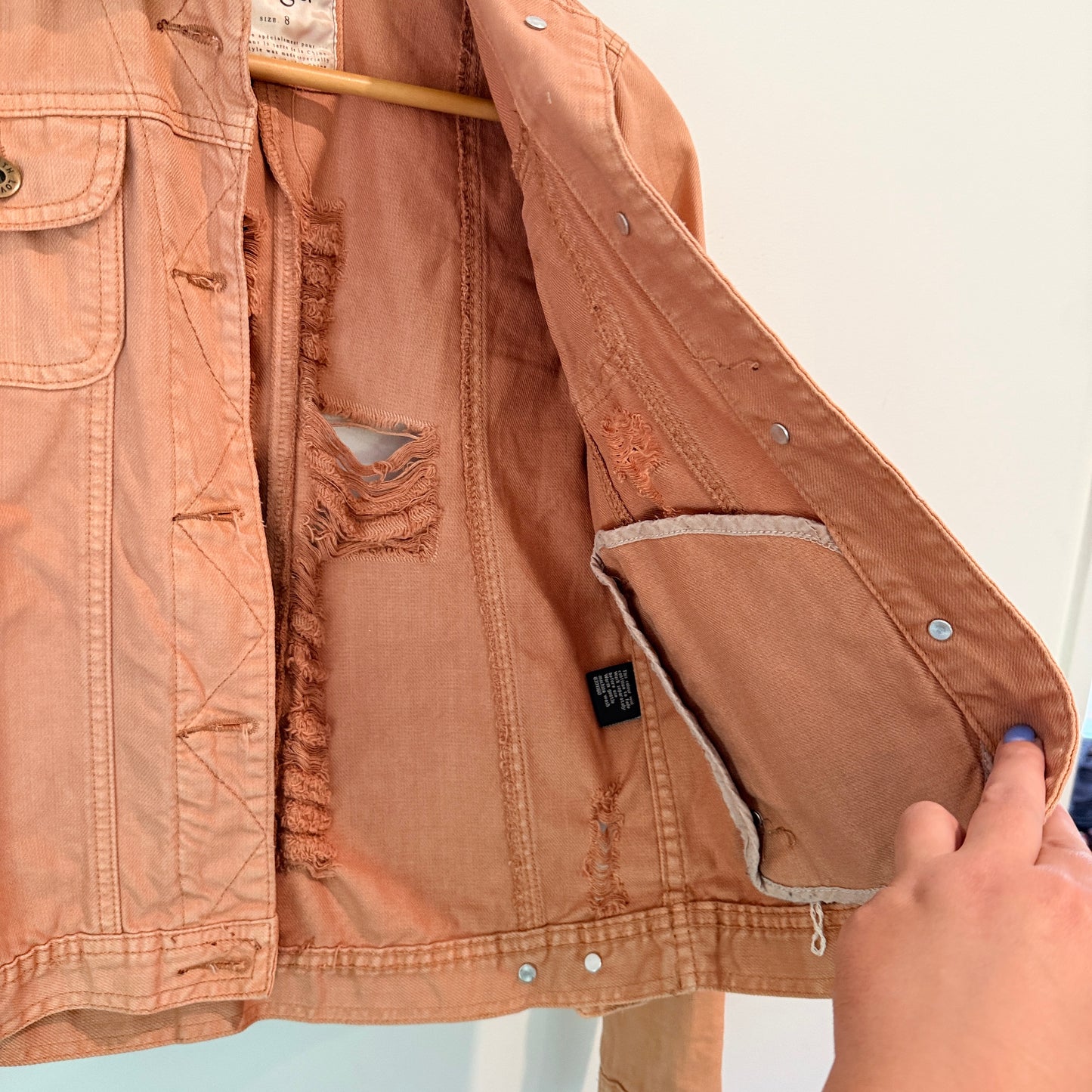 jorge Size 8 Denim-Style Jacket