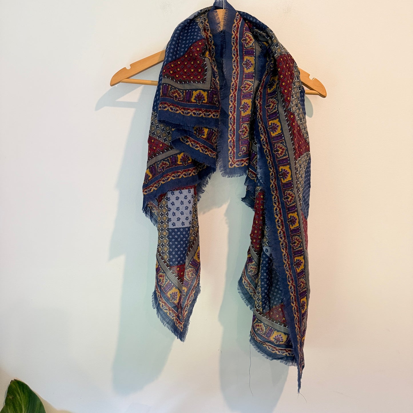 Patchwork Patterned Scarf / Shawl