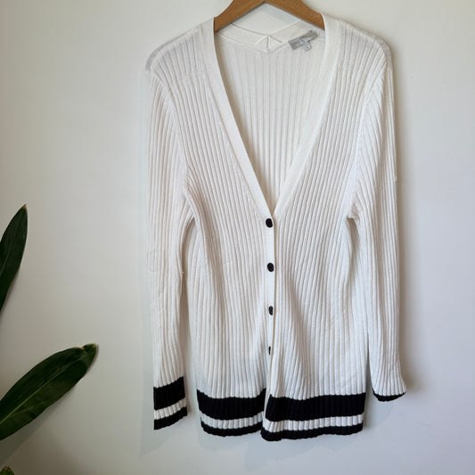 Grace Hill Size XL Ribbed Cardigan