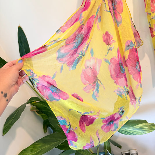 Floral Print Scarf