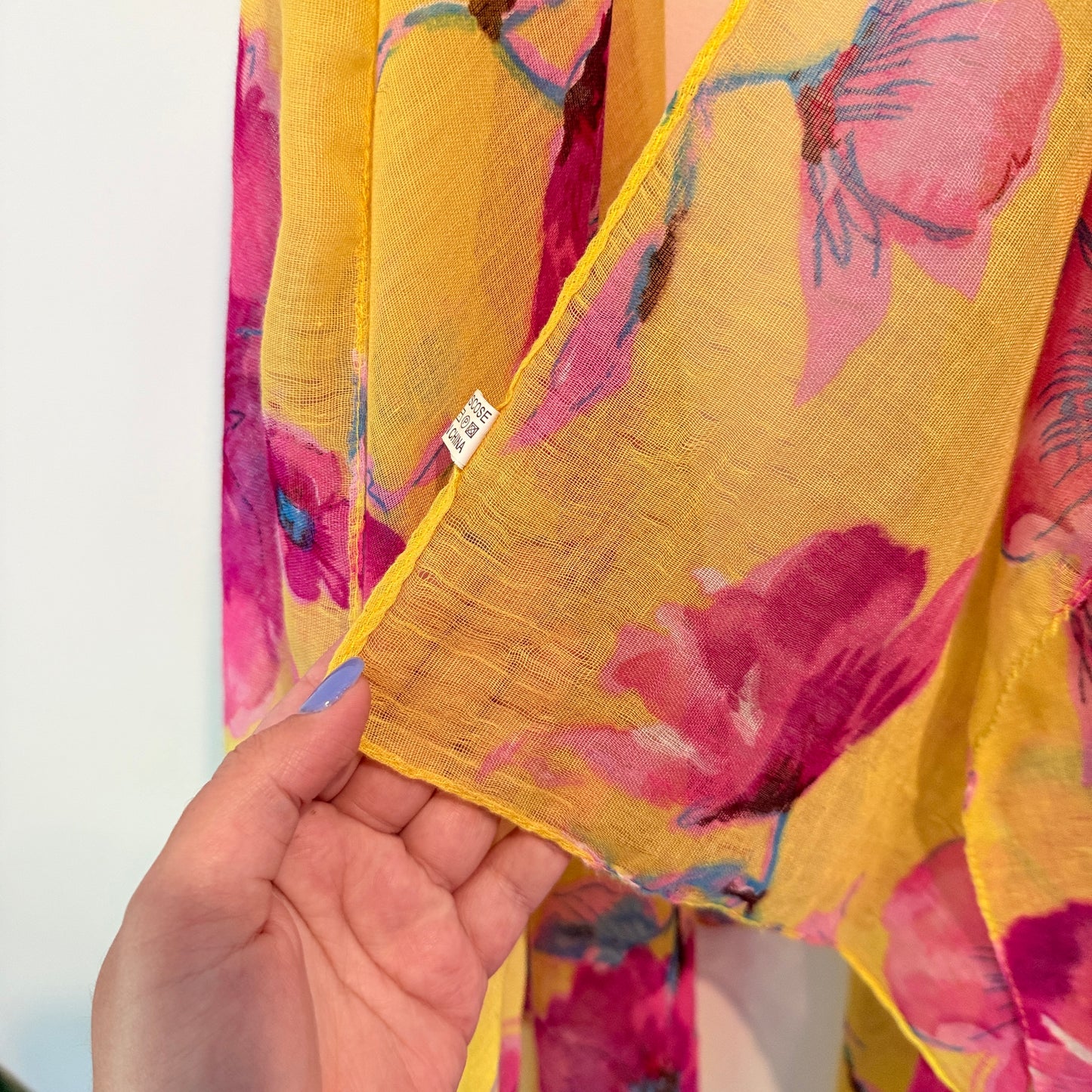 Floral Print Scarf