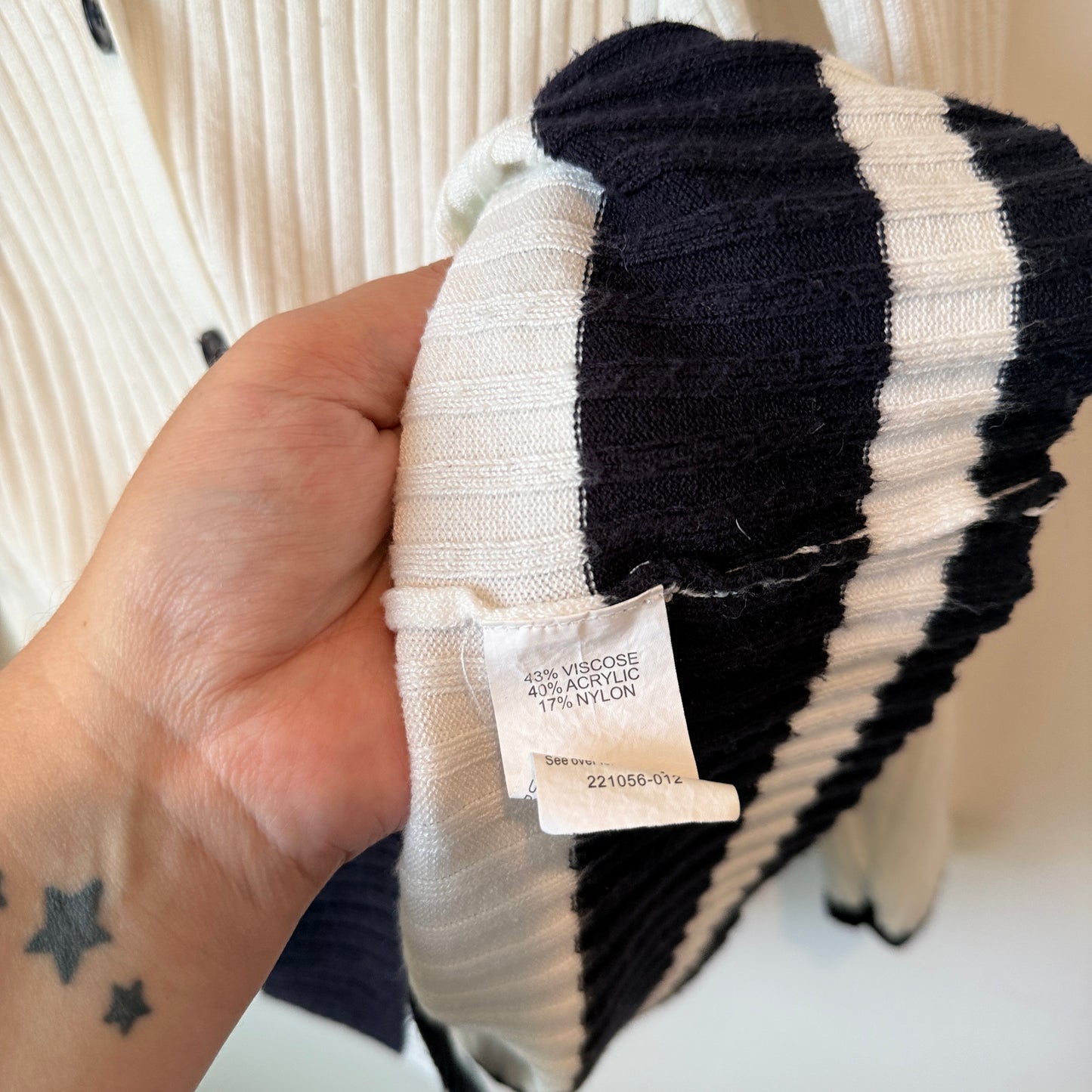 Grace Hill Size XL Ribbed Cardigan