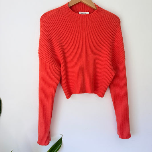 Glassons Size S Crewneck Cropped Sweater