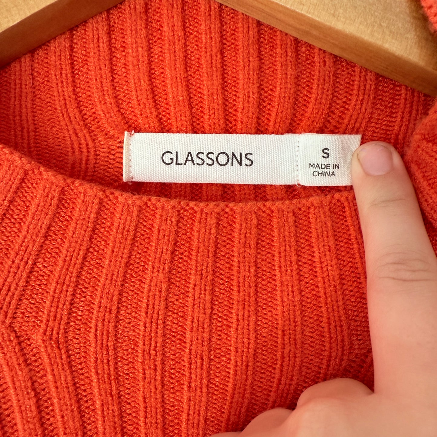 Glassons Size S Crewneck Cropped Sweater