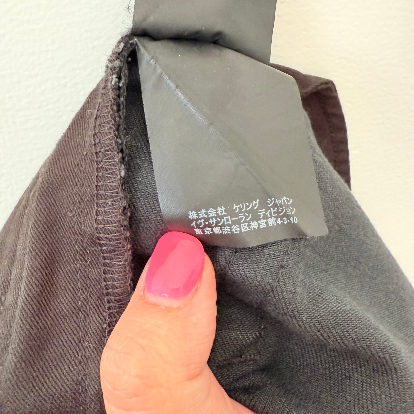 Saint Laurent Etienne Jeans Size M/SL-LW Black