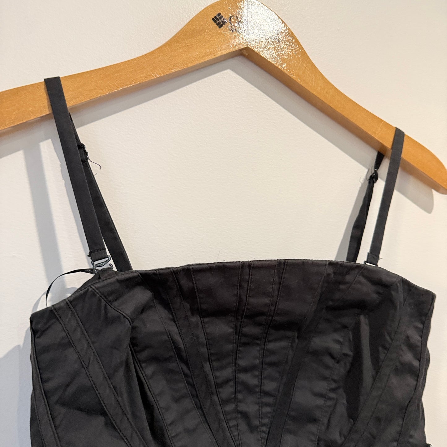 Vero Moda Size 34/XS Black & White Ruffle Mini Dress