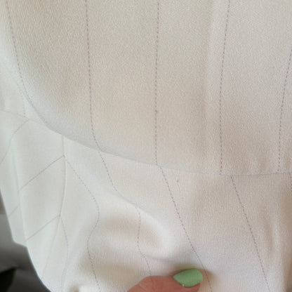 Liz Jordan Size 14 Pinstriped Midi Skirt