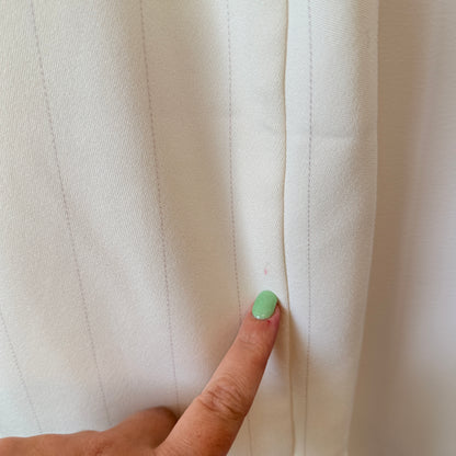 Liz Jordan Size 14 Pinstriped Midi Skirt