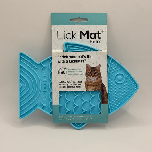 LickiMat Felix – Whisker-Friendly Slow Feeder for Cats