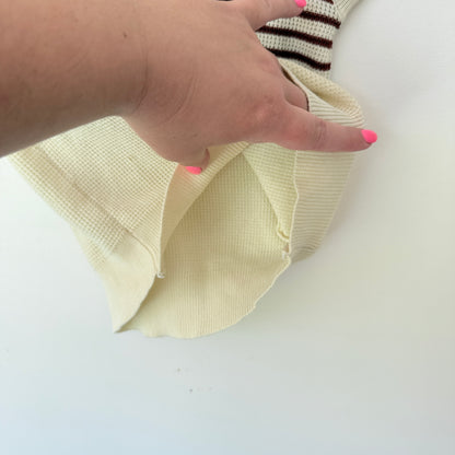 Brand Unknown Size U/Arm 35cm White Knitted Vest