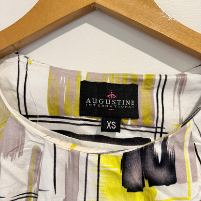 Augustine Size XS Abstract Print Top