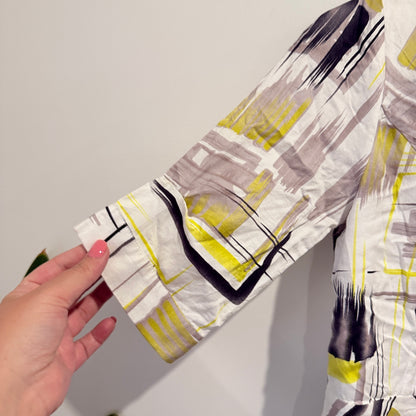 Augustine Size XS Abstract Print Top