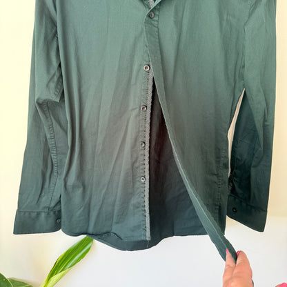 Tarocash Size M Dark Green Men’s Long-Sleeve Shirt