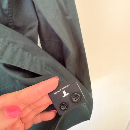 Tarocash Size M Dark Green Men’s Long-Sleeve Shirt