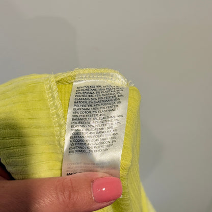 The Ragged Priest Size 12 Rib Velour Flared Pants with O-Ring Cut