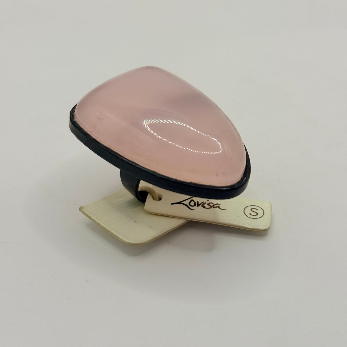 Lovisa Pink Teardrop Statement Ring – Size S