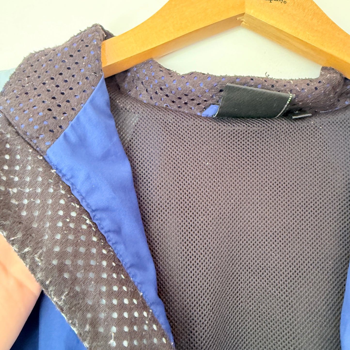 Mizuno Size M Fusion Vest Blue Light Gray