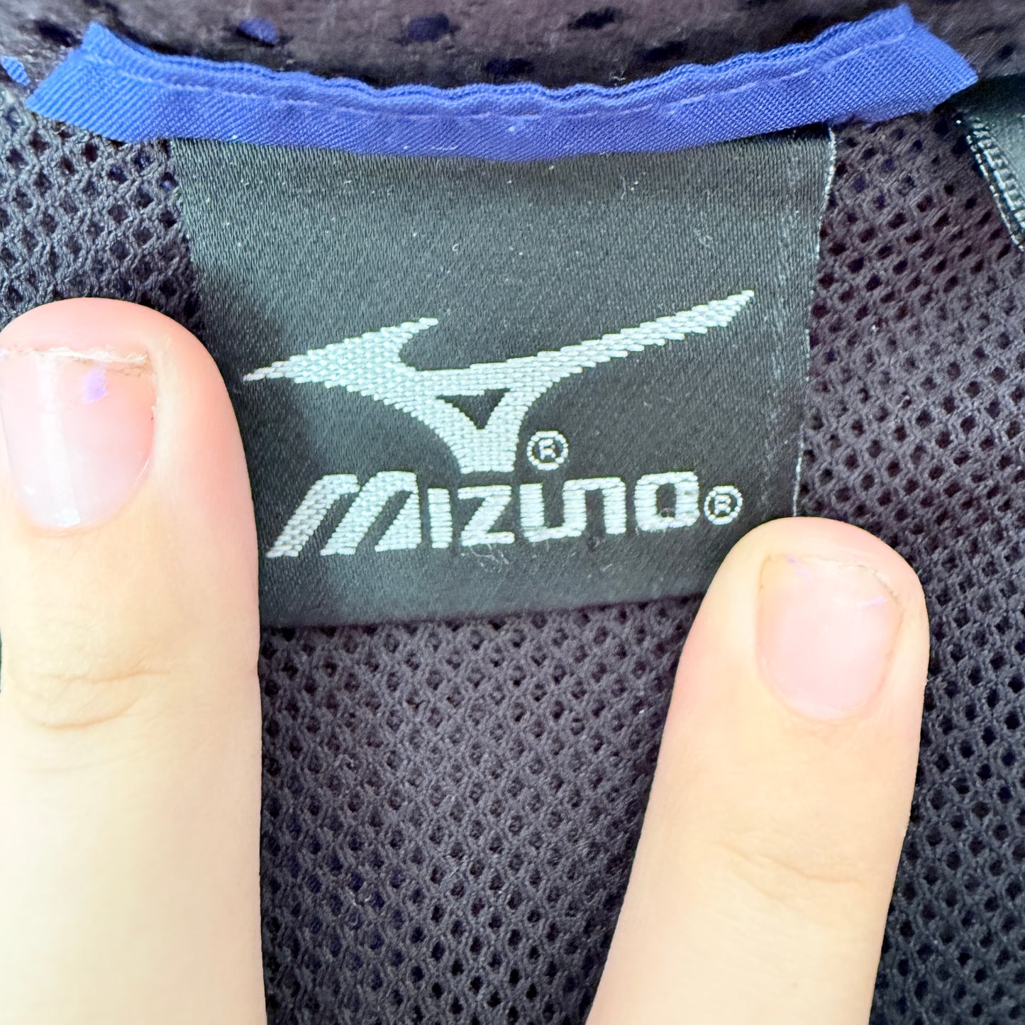 Mizuno Size M Fusion Vest Blue Light Gray