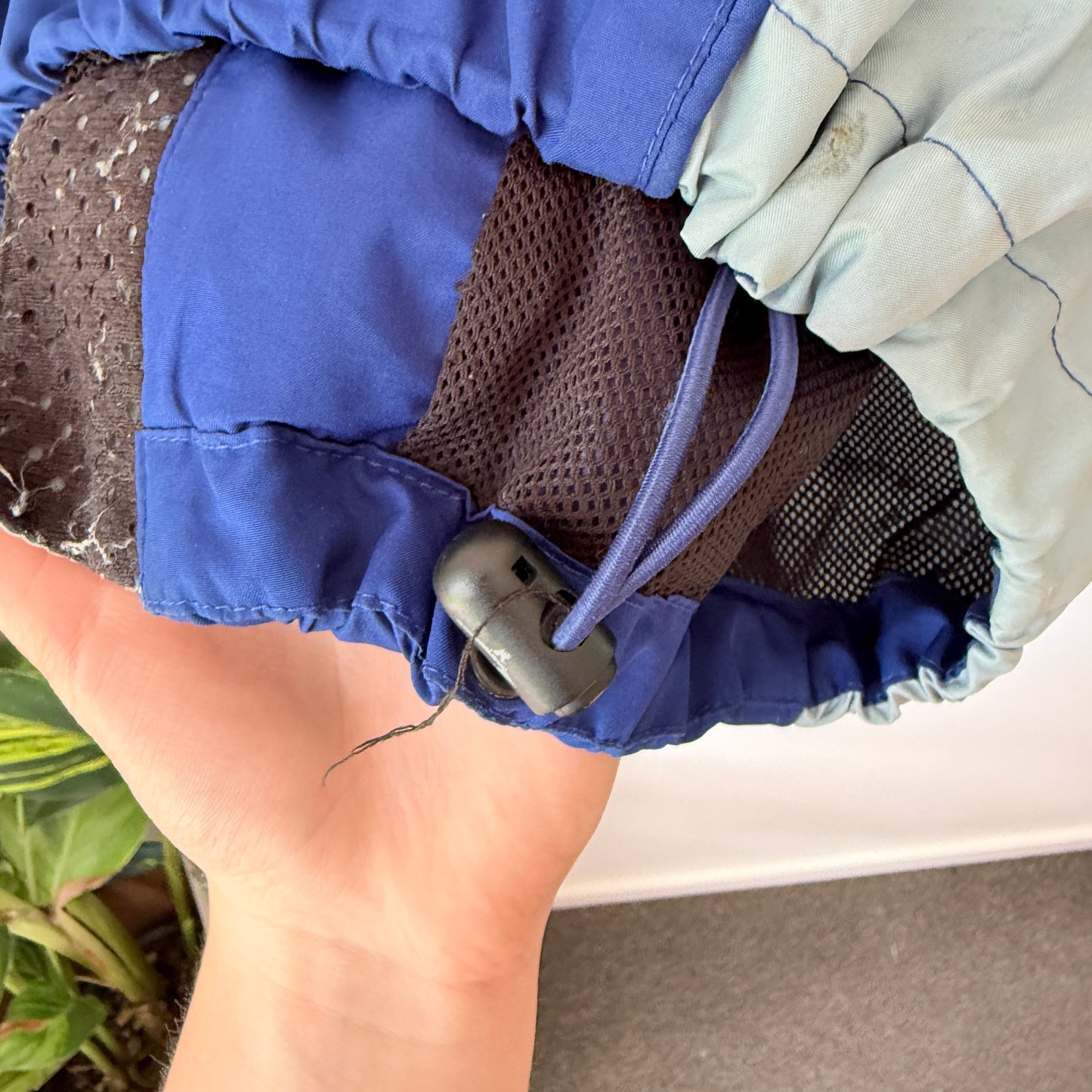 Mizuno Size M Fusion Vest Blue Light Gray