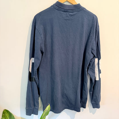 The Hundreds Size XL Long-Sleeve Polo Shirt