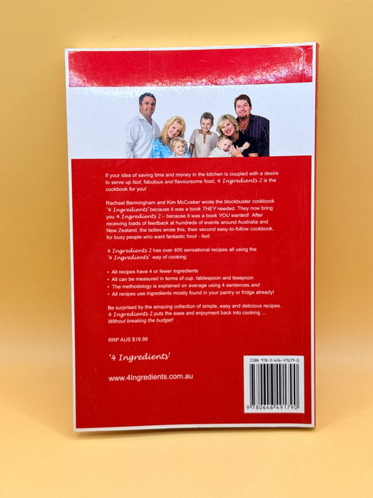 4 Ingredients 2 by Kim McCosker & Rachael Bermingham