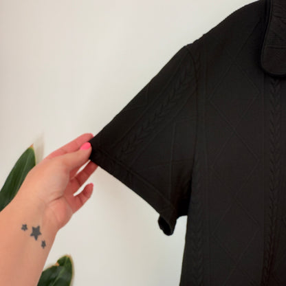 XXIII Size X-Large Dark Gray Knit Polo Shirt