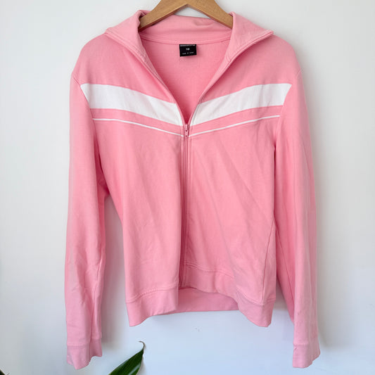 Glassons Size 16 Pink White Training Jacket