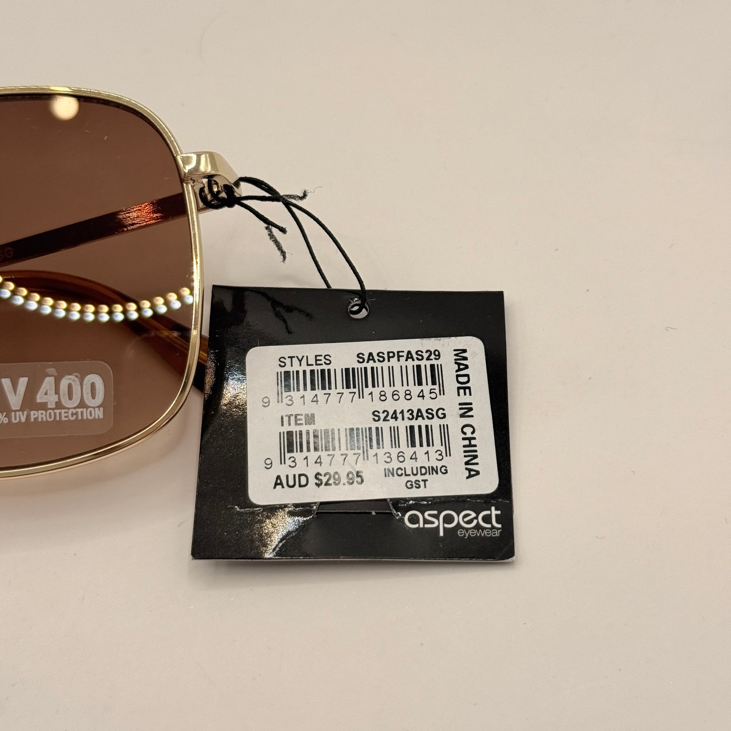 Aspect Fashion Oversized Square Sunglasses with UV400 Protection