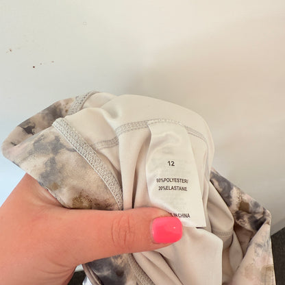 Everlast Size 12 Printed High Waist Compression Leggings