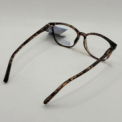 Insight Optics Reading Glasses +2.00 Power in Tortoiseshell Style