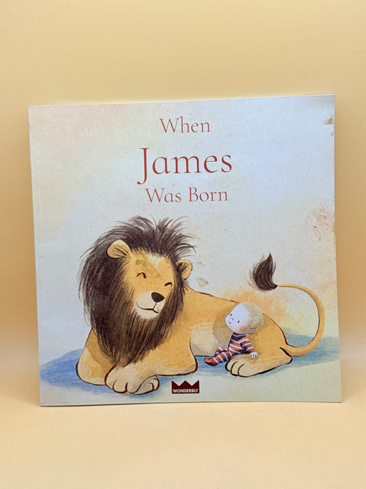 When James Was Born by Wonderbly