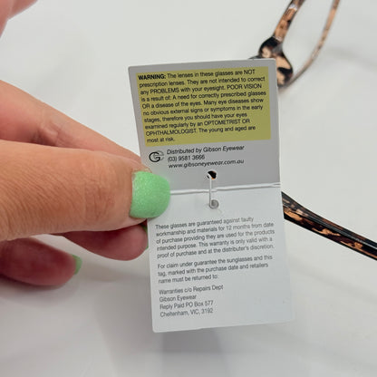 Insight Optics Reading Glasses +2.00 Power in Tortoiseshell Style