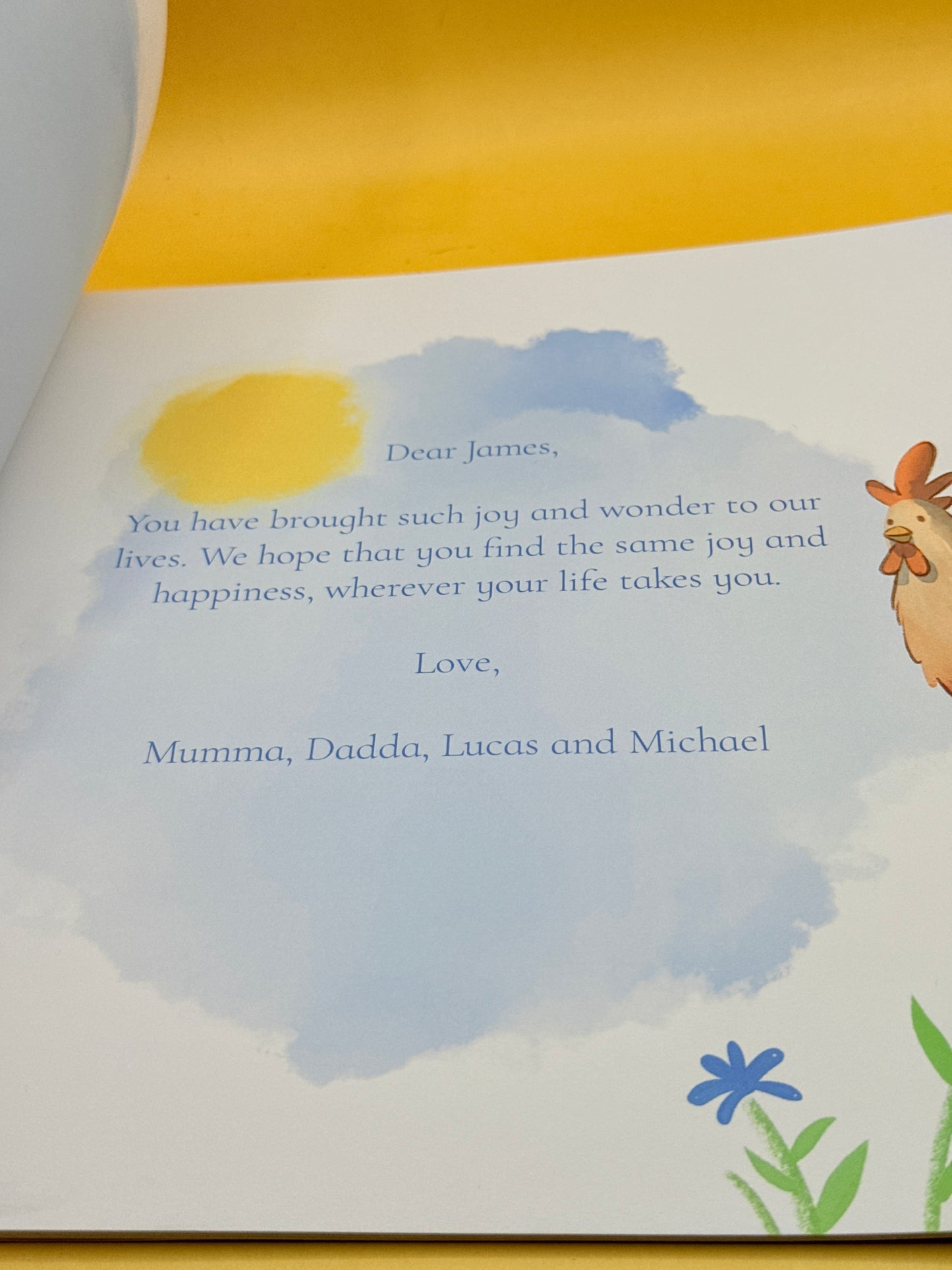 When James Was Born by Wonderbly