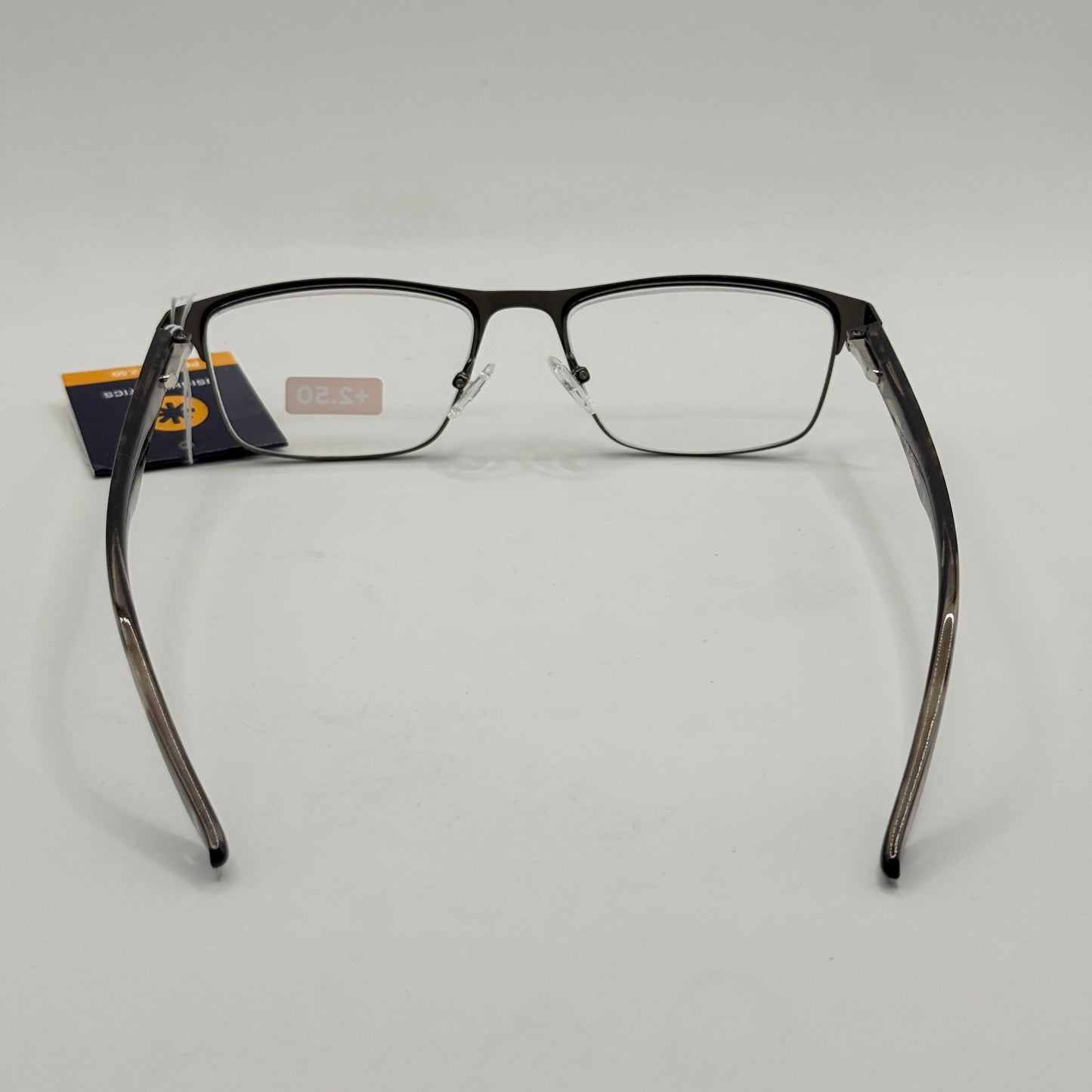 Insight Optics Reading Glasses +2.50 with Sleek Metal Frame