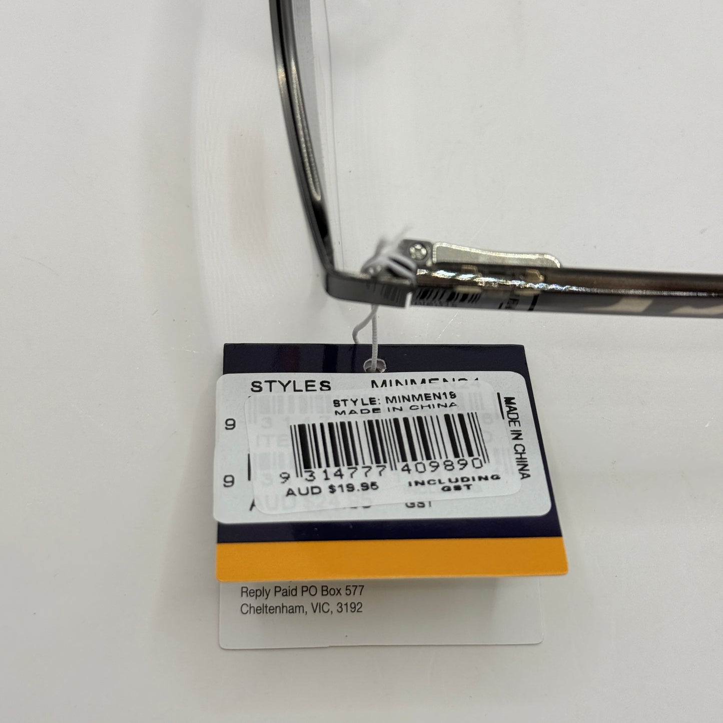 Insight Optics Reading Glasses +2.50 with Sleek Metal Frame