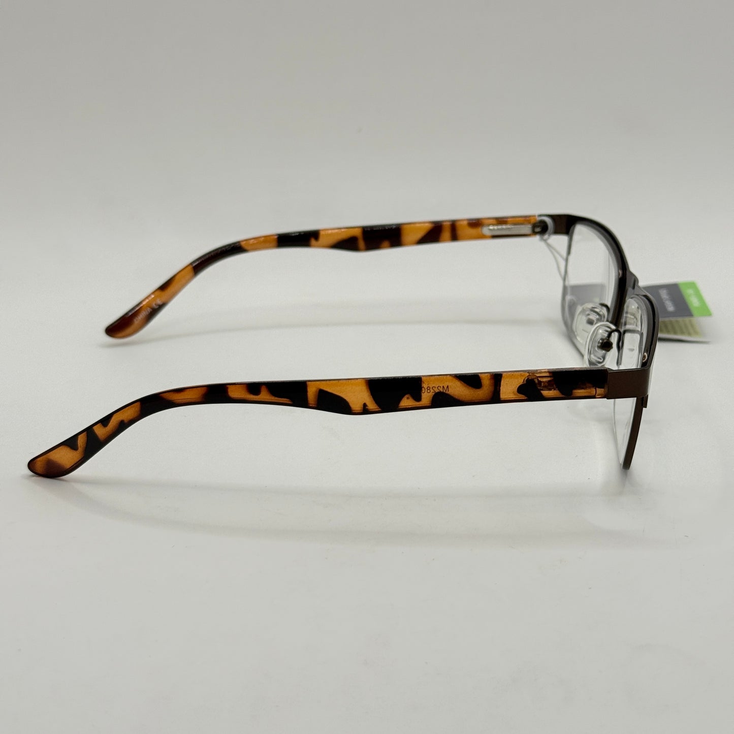 Insight Optics Reading Glasses +1.50 with Metal Frame & Tortoiseshell Arms