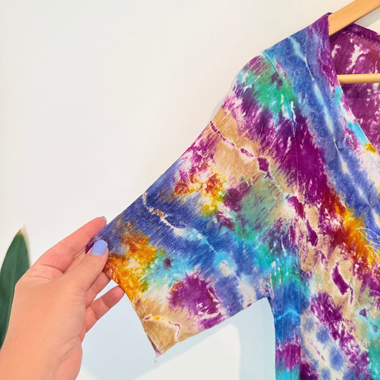 Free Size Tie-Dye Kaftan Dress