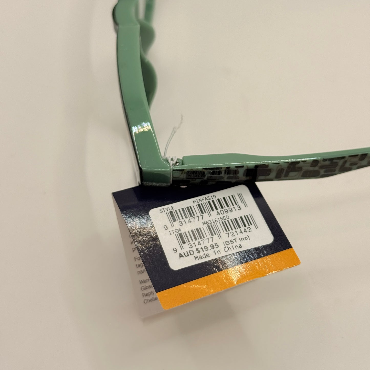 Insight Optics Reading Glasses +2.50 in Mint Green & Black Frame