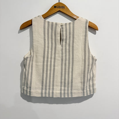 Academy Size S Striped Sleeveless Tank Top